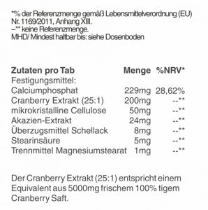 CRANBERRY extract