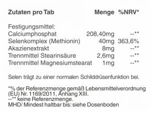 Selen 200µg Methionin