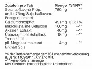 Sojaisoflavone 75mg