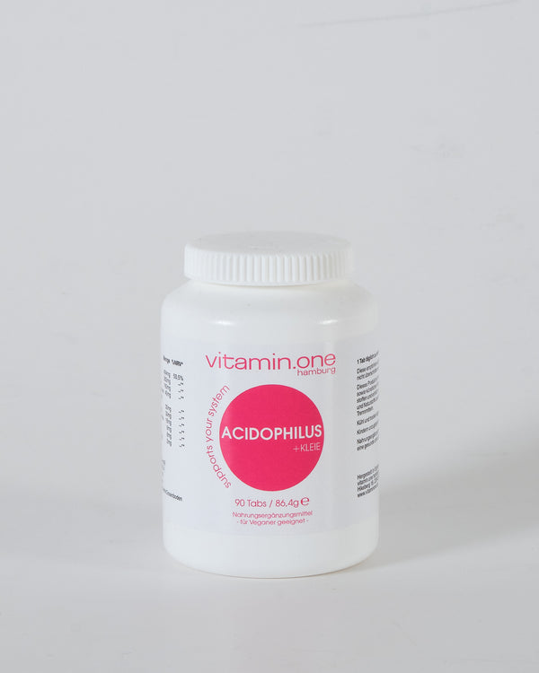 Lactobacillus Acidophilus und Kleie Tabs für Darmflora