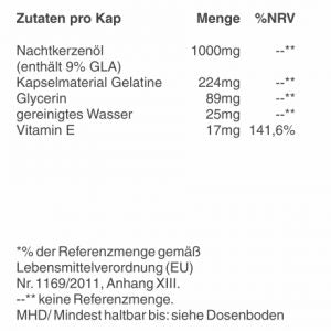 Nachtkerzenöl 1000mg