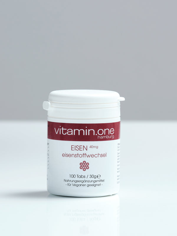 Eisen Produkt hochdosiert vegan bioverfügbar